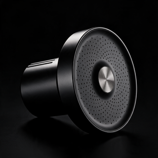 FORTTE filtered showerhead in matte black